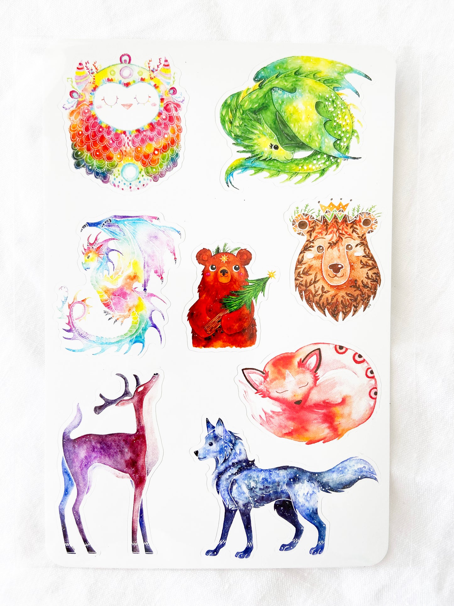 Woodland Animals Sticker Sheet