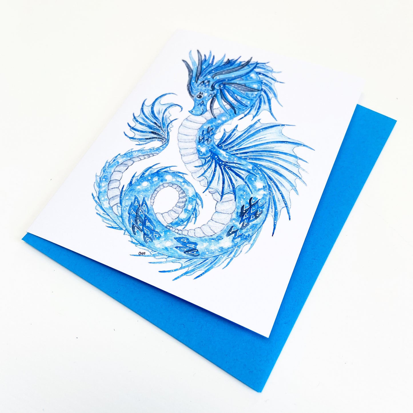 Water Dragon Greeting Card