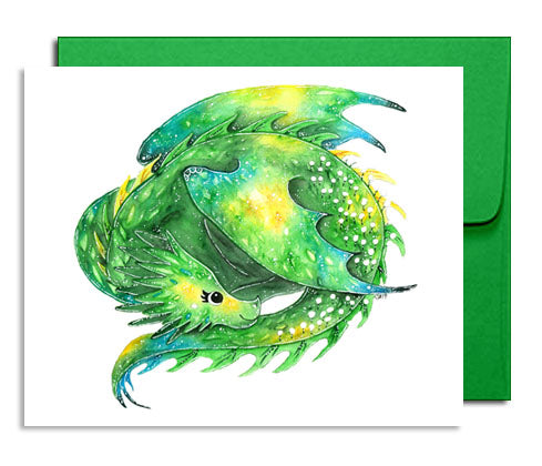 Forest Dragon Greeting Card