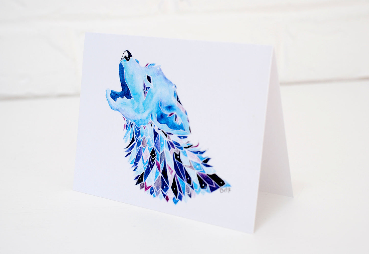 The Howling Wolf Greeting Card