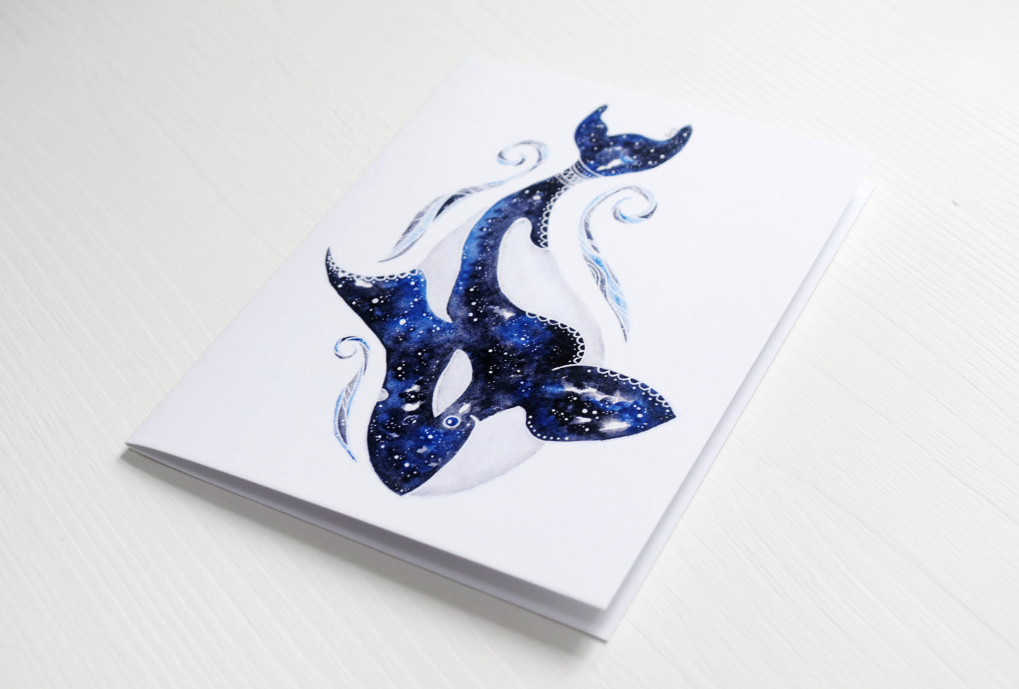 Orca Whale Greeting Card