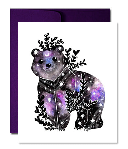 Shadow Bear Greeting Card